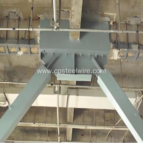 Prestressed cable flexible support system